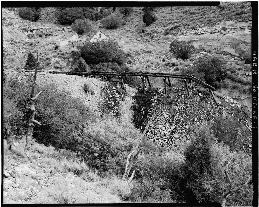 Standard Mine, Timber Trestle, Gilson Gulch, Standardville, Carbon County, UT