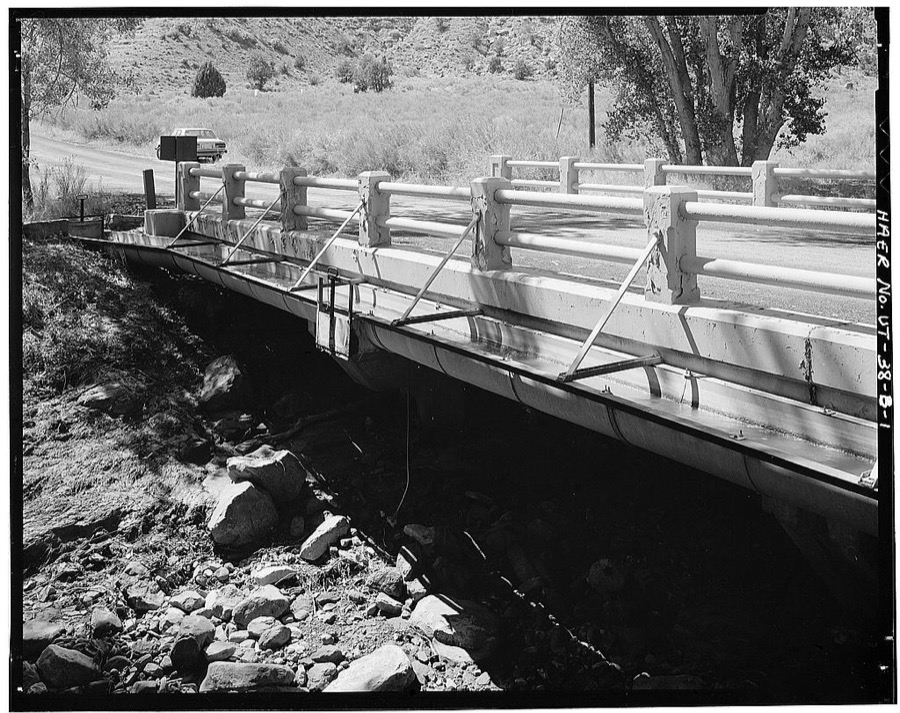 Zion National Park Irrigation System, Oak Creek Canal, Springdale, Washington County, UT