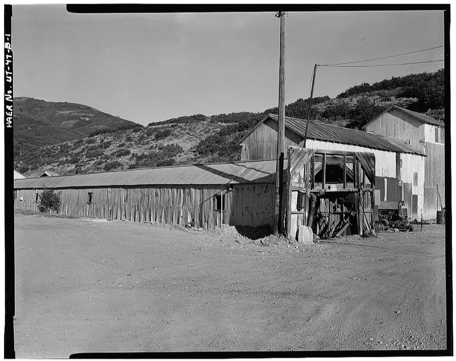 Park Utah Mining Company: Keetley Mine Complex, Tailing Car Snowshed, 1 mile East of U.S. 40 at Keetley, Heber City, Wasatch County, UT