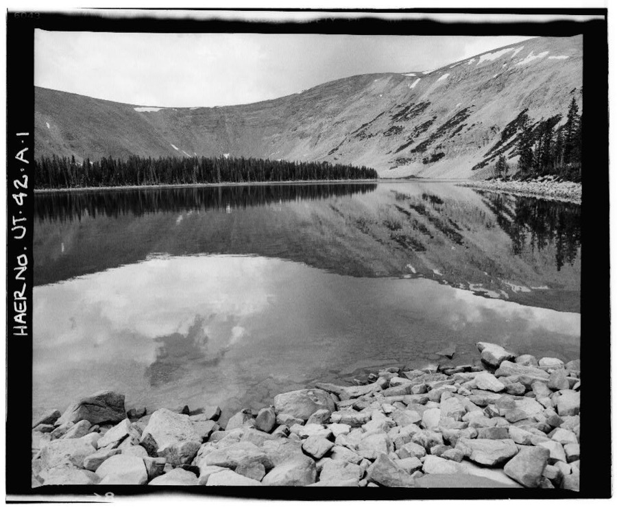 High Mountain Dams in Upalco Unit, Bluebell Lake Dam, Ashley National Forest, 11.2 miles Northwest of Swift Creek Campground, Mountain Home, Duchesne County, UT