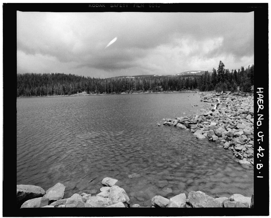 High Mountain Dams in Upalco Unit, Brown Duck Lake Dam, Ashley National Forest, 4.4 miles North of Miners Gulch Campground, Mountain Home, Duchesne County, UT