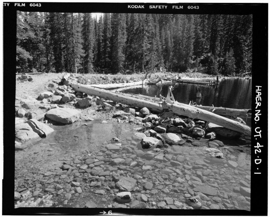 High Mountain Dams in Upalco Unit, Deer Lake Dam, Ashley National Forest, 5.8 miles North of Swift Creek Campground, Mountain Home, Duchesne County, UT