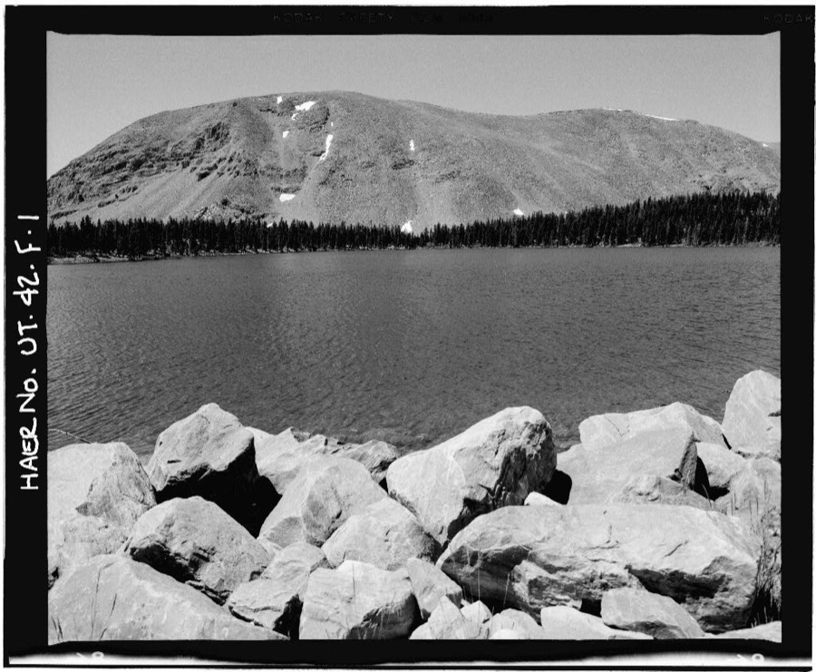 High Mountain Dams in Upalco Unit, East Timothy Lake Dam, Ashley National Forest, 8.4 miles North of Swift Creek Campground, Mountain Home, Duchesne County, UT