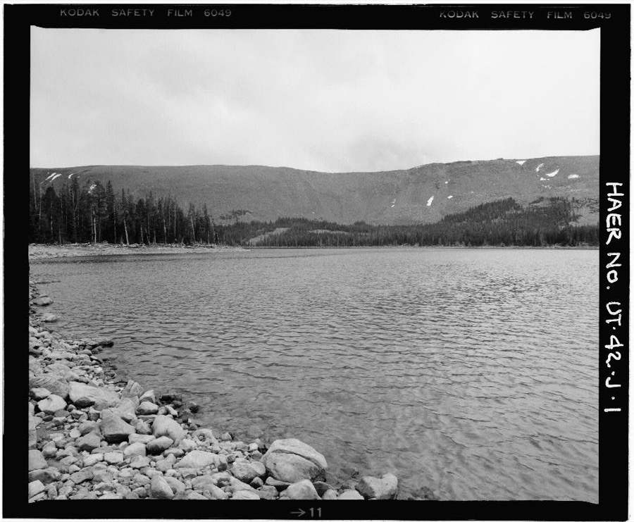 High Mountain Dams in Upalco Unit, Kidney Lake Dam, Ashley National Forest, 4.7 miles North of Miners Gulch Campground, Mountain Home, Duchesne County, UT