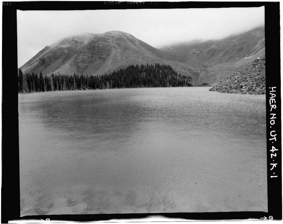 High Mountain Dams in Upalco Unit, Milk Lake Dam, Ashley National Forest, 9.4 miles Northwest of Swift Creek Campground, Mountain Home, Duchesne County, UT