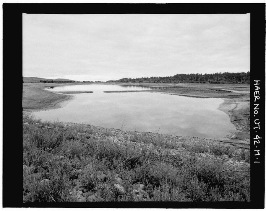 High Mountain Dams in Upalco Unit, Twin Pots Dam, Ashley National Forest, 10.1 miles North of Mountain Home, Mountain Home, Duchesne County, UT