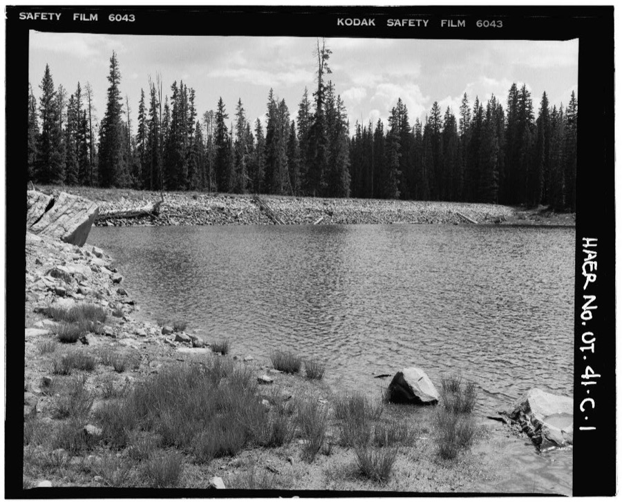 High Mountain Dams in Bonneville Unit, Duck Lake Dam, Kamas, Summit County, UT