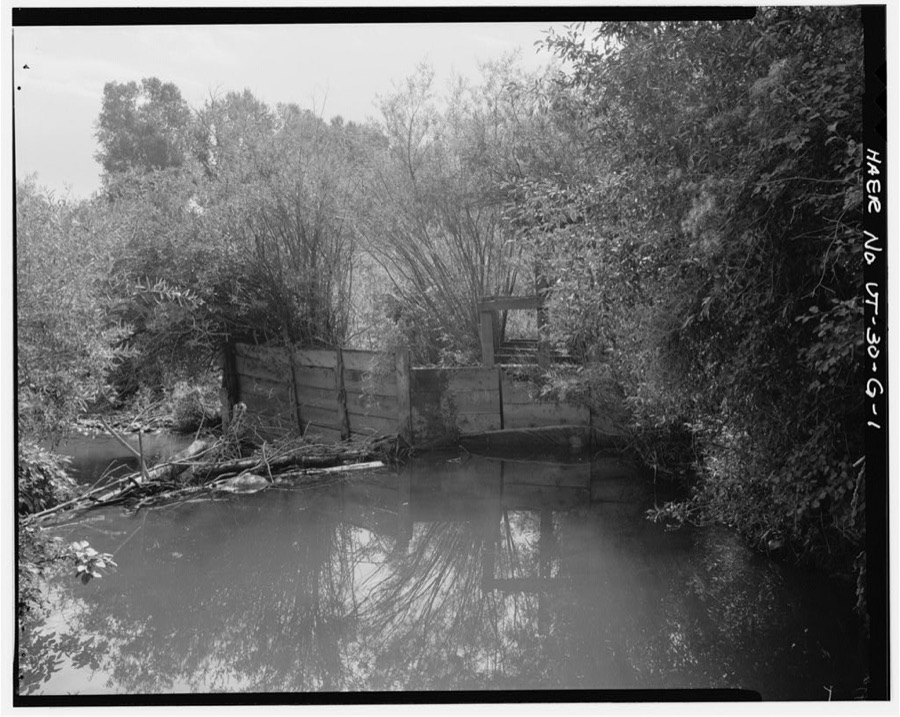Irrigation Canals in the Uinta Basin, Jepp Thomas Canal, Duchesne, Duchesne County, UT