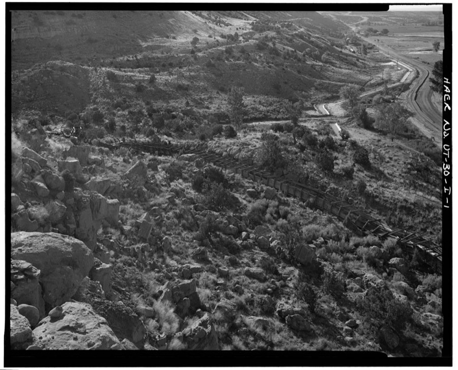 Irrigation Canals in the Uinta Basin, Knight Ditch, Duchesne, Duchesne County, UT