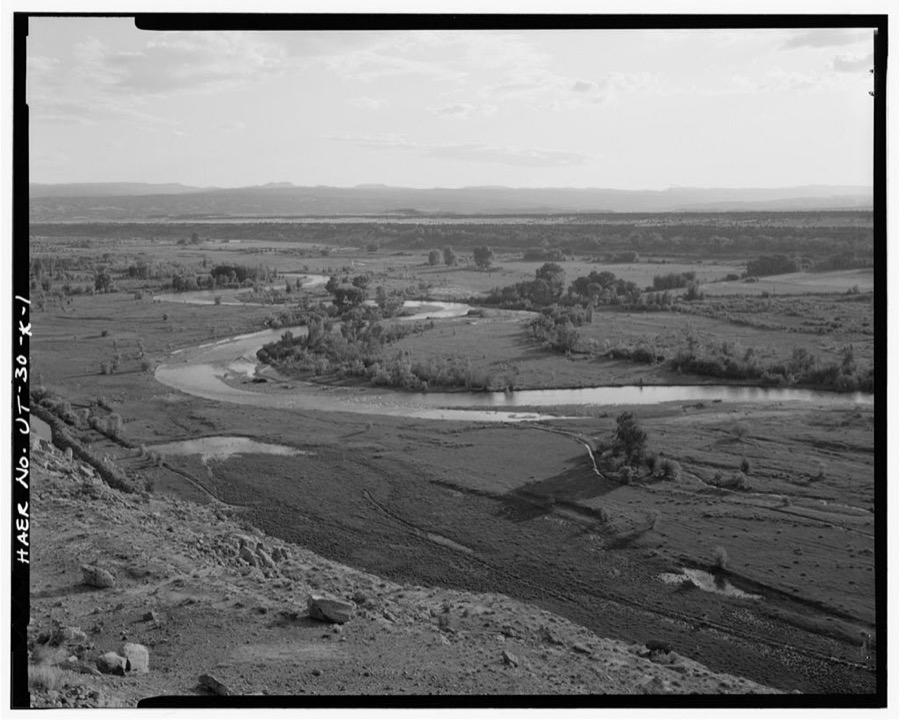 Irrigation Canals in the Uinta Basin, Rocky Point Canal, Duchesne, Duchesne County, UT