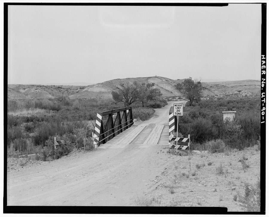 Mounds Bridge, County Road 115 Spanning Price River, 12 miles Northeast of Elmo, Elmo, Emery County, UT