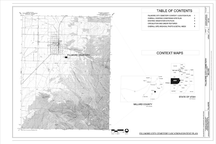 Fillmore City Cemetery, 325 East 600 South, Fillmore, Millard County, UT