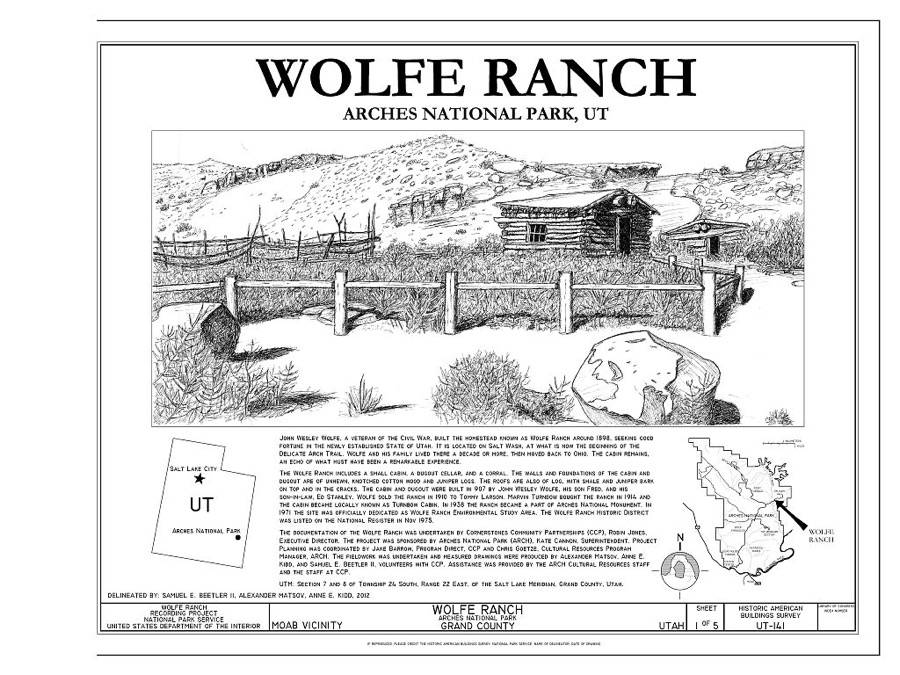 Wolfe Ranch, Moab, Grand County, UT