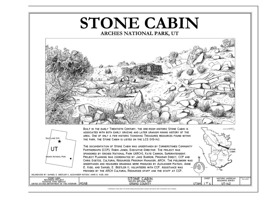 Stone Cabin, Moab, Grand County, UT