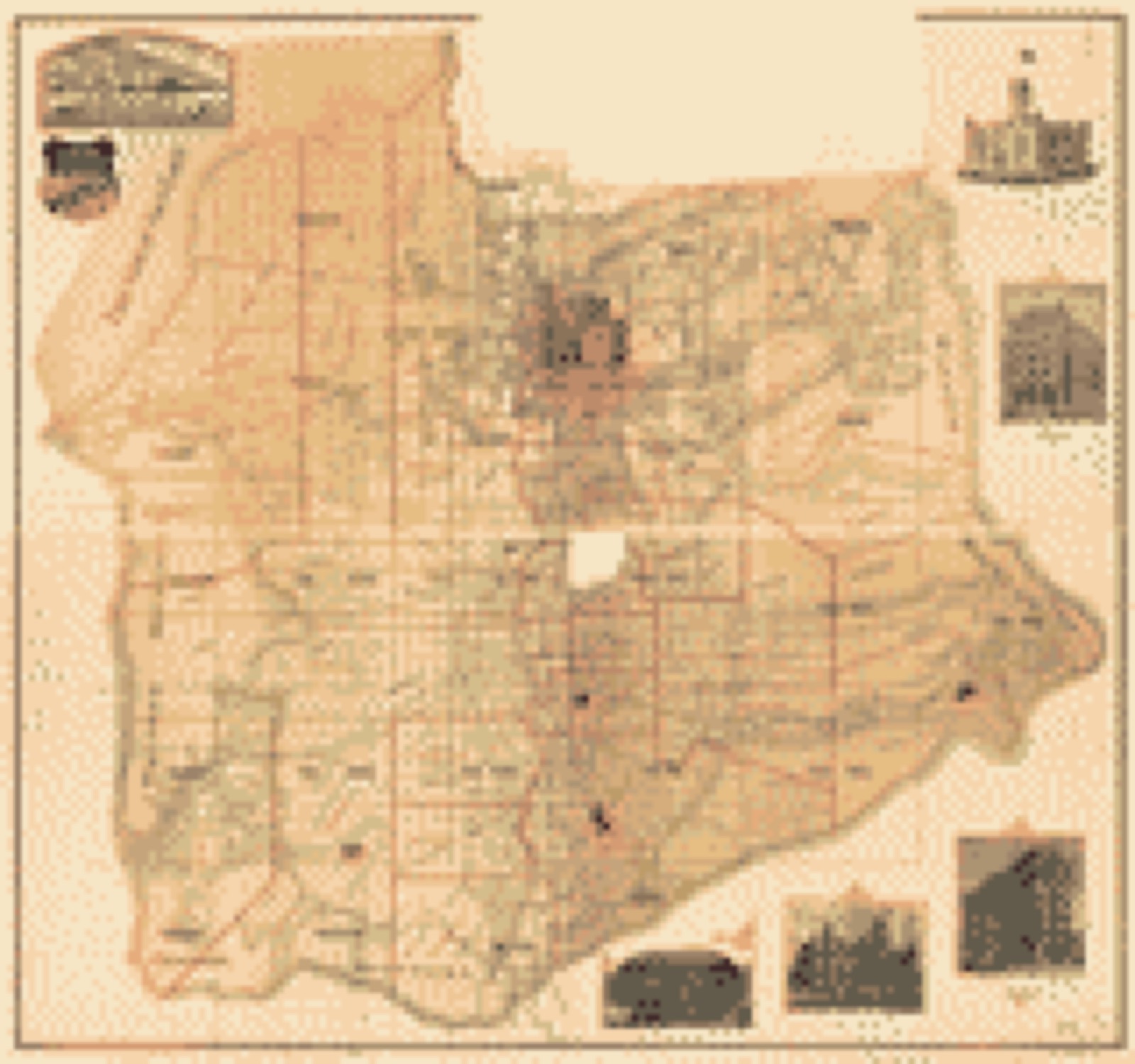 Land ownership map, 1890 - [Map of Salt Lake County, Utah]