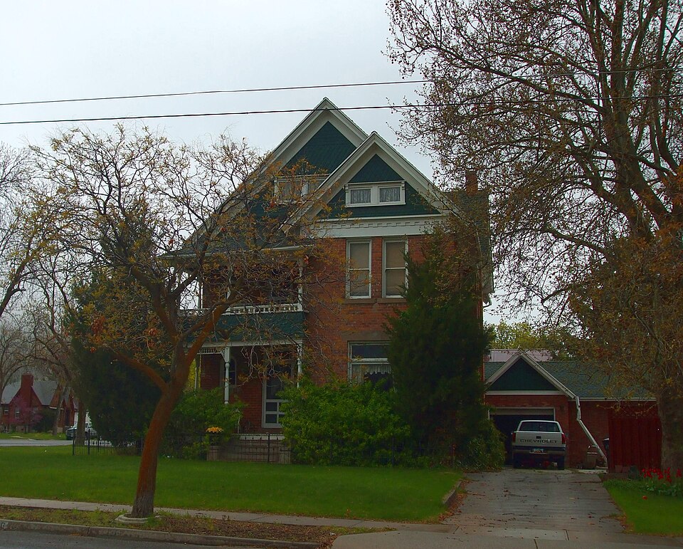 Photograph of Nels and Minnie Jenson House