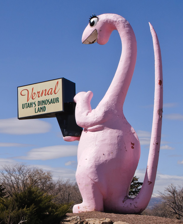Photograph of Dinah the Pink Dinosaur