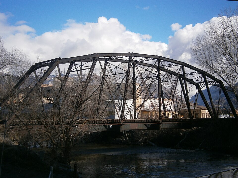 Photograph of Ogden Pegram Truss Railroad Bridge