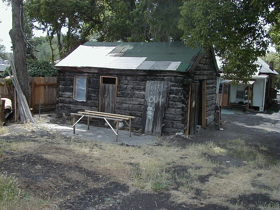 Photograph of William Hawk Cabin