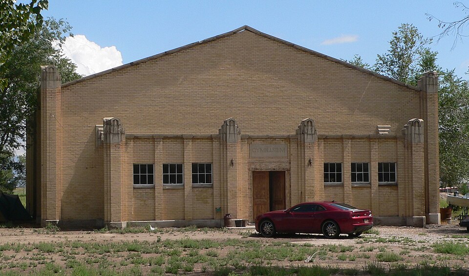 Photograph of Hinckley High School Gymnasium