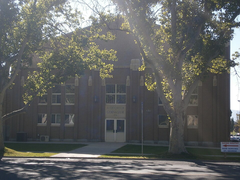 Photograph of Spanish Fork High School Gymnasium