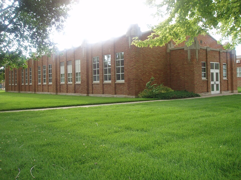 Photograph of Morgan High School Mechanical Arts Building