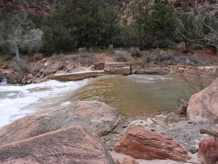 Photograph of Oak Creek Irrigation Canal