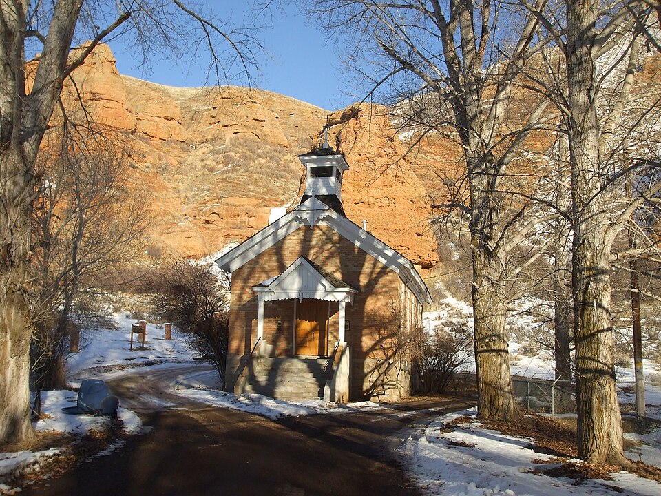 Photograph of Echo Church and School