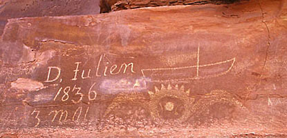 Photograph of Denis Julien Inscription