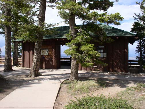 Photograph of Rainbow Point Comfort Station and Overlook Shelter