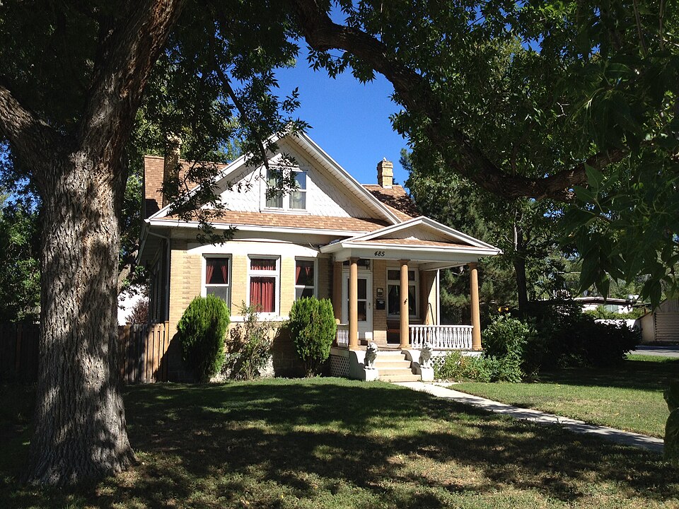 Photograph of Niels and Mary Ann Fitzgerald Thompson House