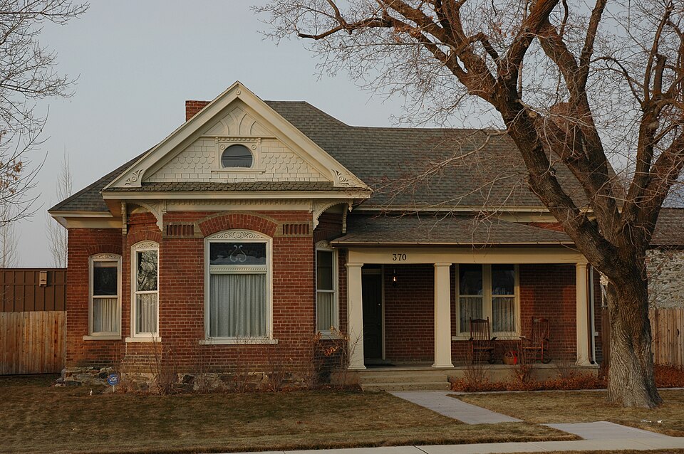 Photograph of Nathan and Rebecca Cherry and Eliza Ford Porter Farmstead