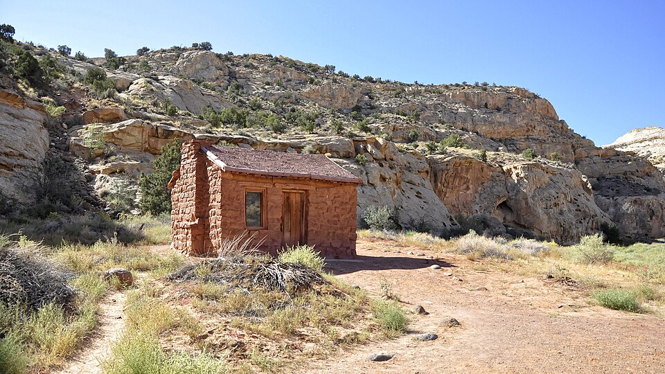 Photograph of Elijah Cutler Behunin Cabin