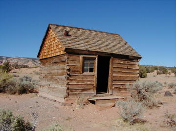 Photograph of Lesley Morrell Line Cabin and Corral