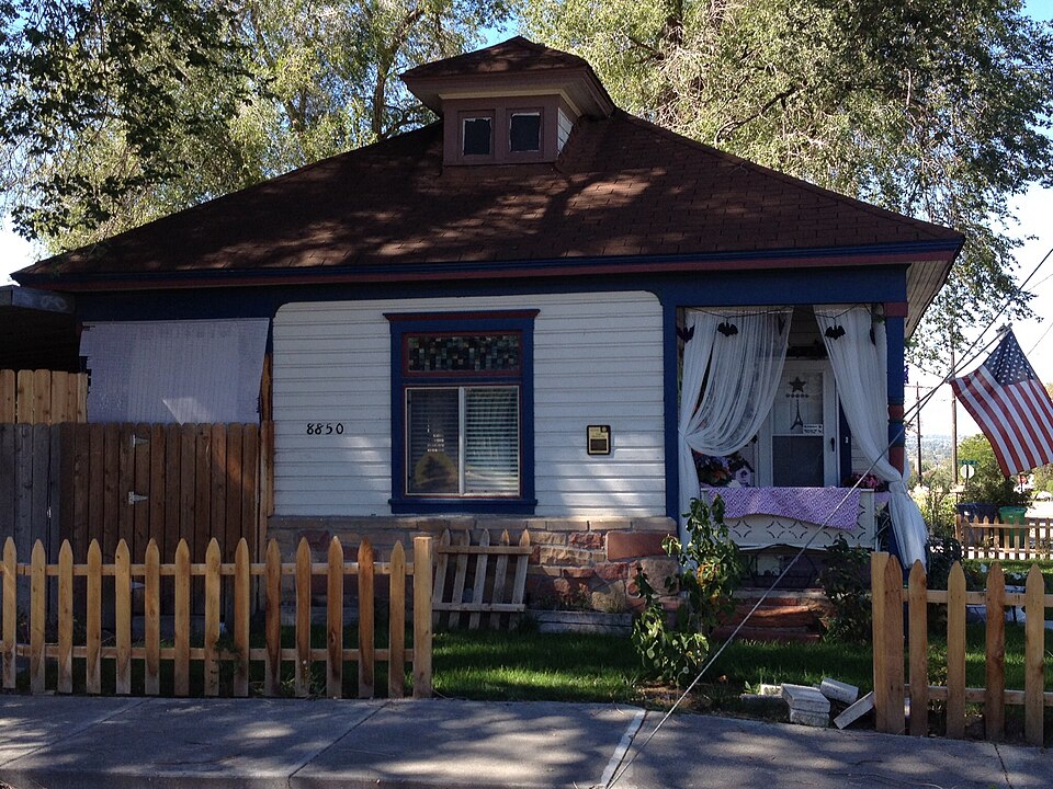 Photograph of Hyrum and Mary A. Terry Peterson Mickelson House