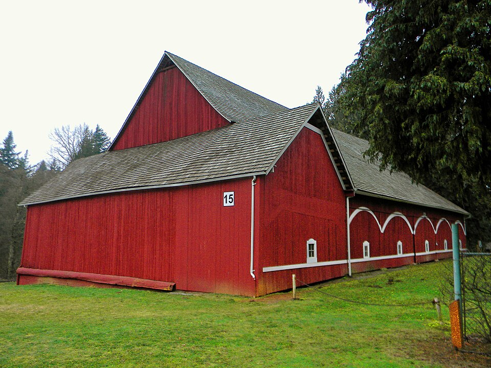 Photograph of Berthusen Barn and Privy
