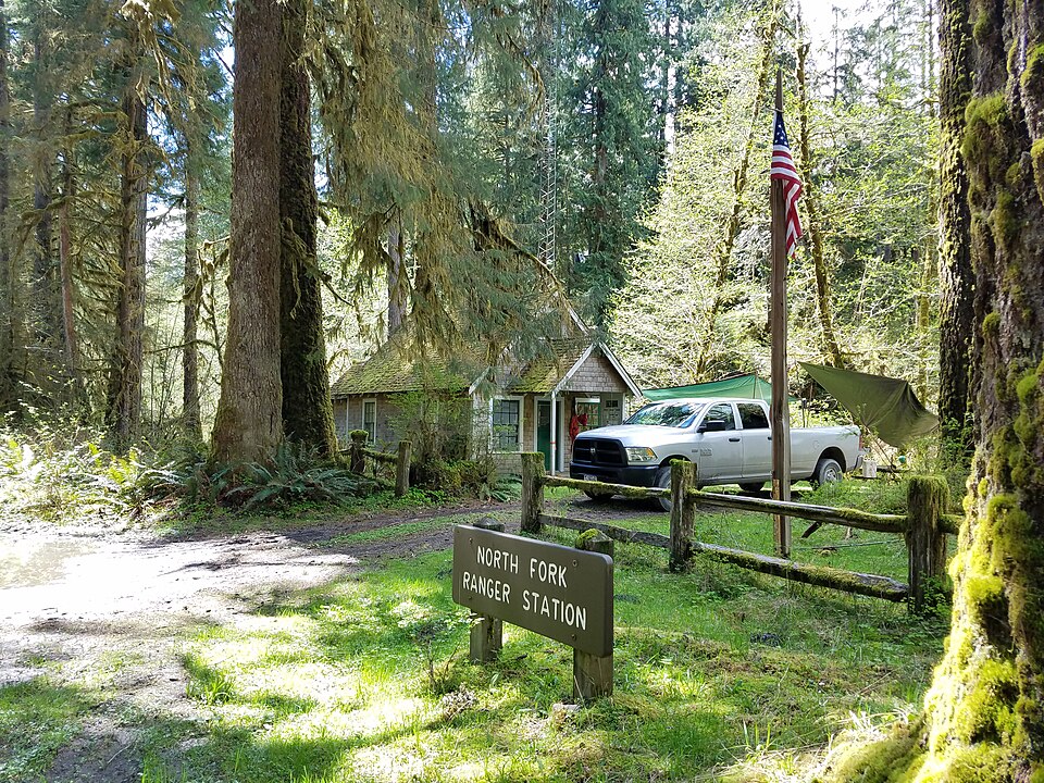 Photograph of North Fork Quinault Ranger Station