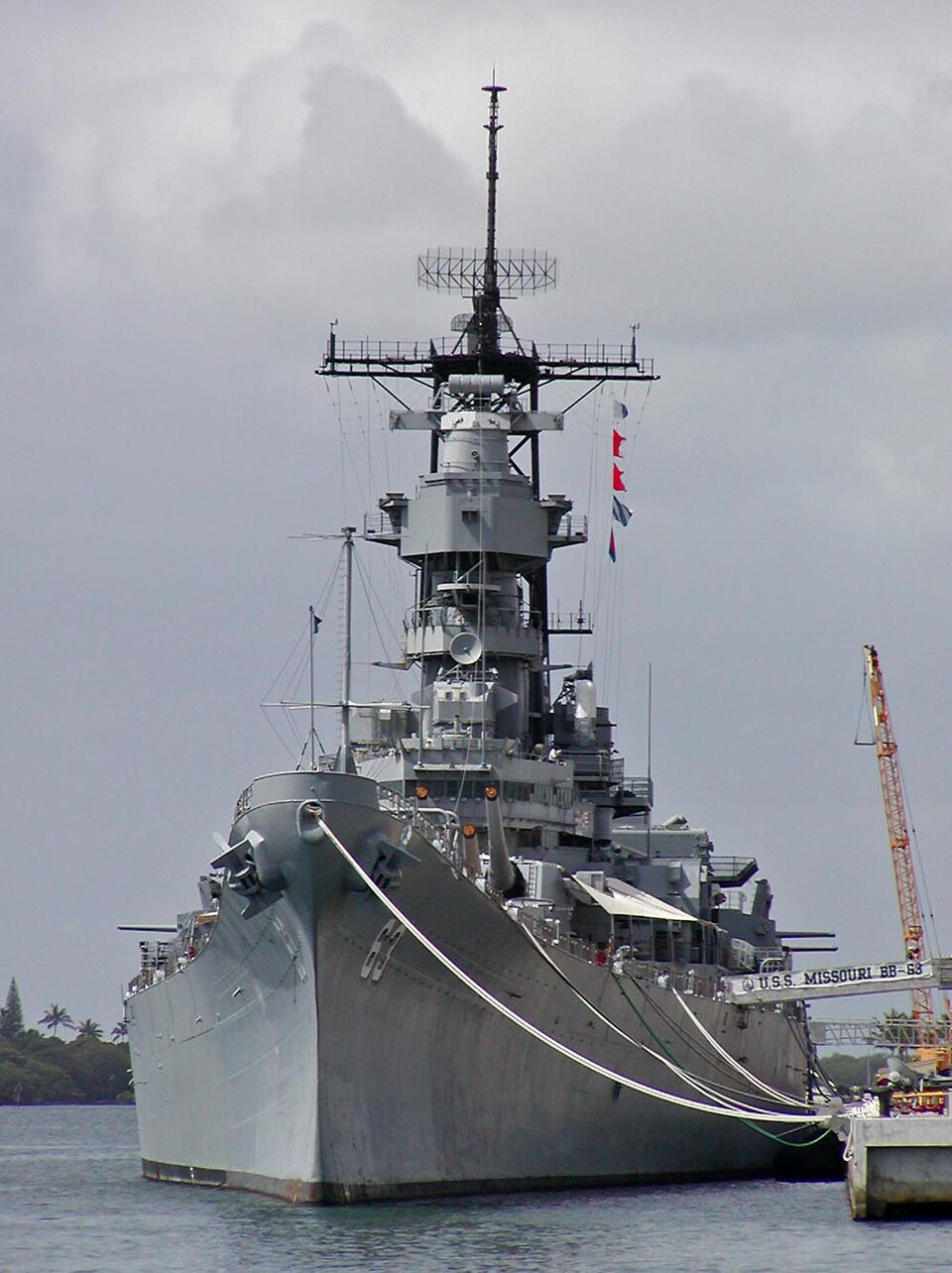 Photograph of USS Missouri