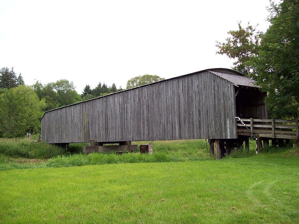 Photograph of Grays River Covered Bridge