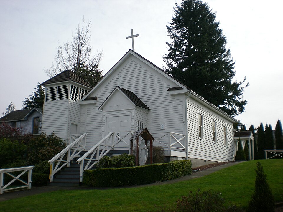 Photograph of Steilacoom Catholic Church