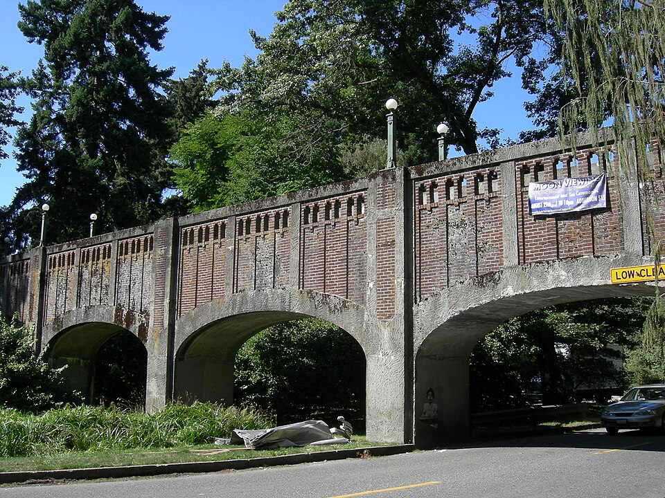 Photograph of Arboretum Sewer Trestle