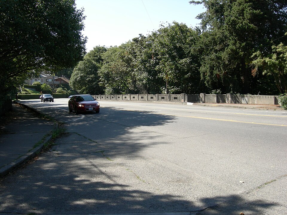 Photograph of Schmitz Park Bridge