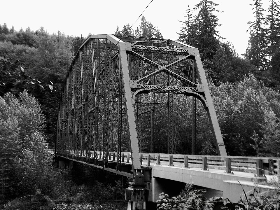 Photograph of Middle Fork Nooksack River Bridge