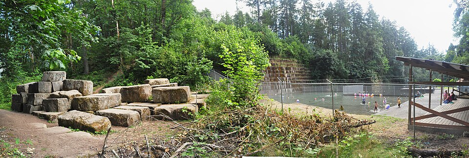 Photograph of Tenino Stone Company Quarry