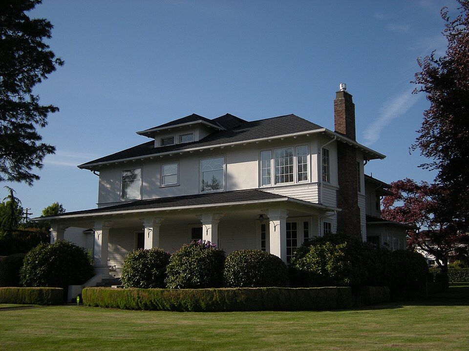 Photograph of Louis and Ellen Olson House