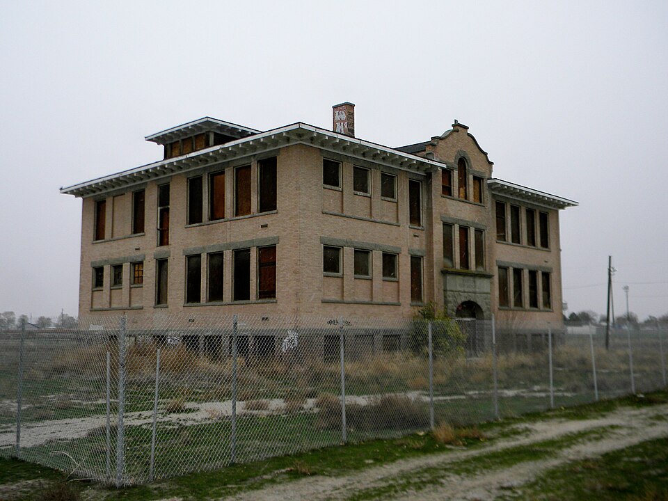 Photograph of Old Mabton High School