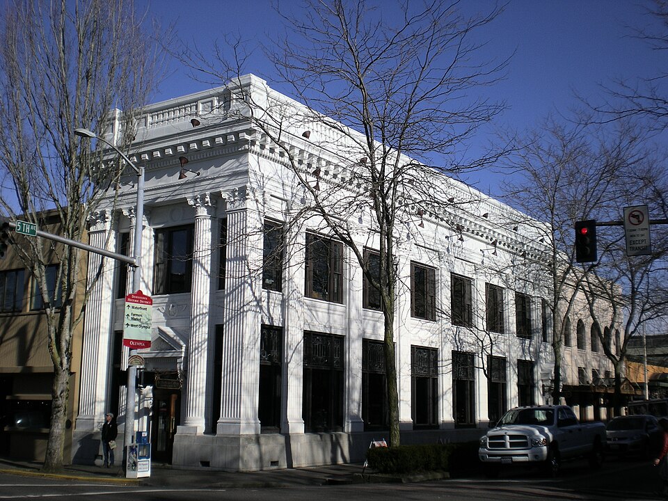 Photograph of Olympia National Bank building