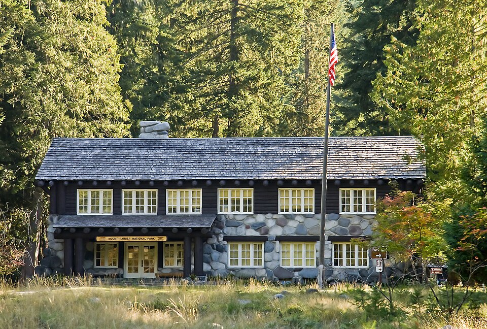 Photograph of Longmire Buildings