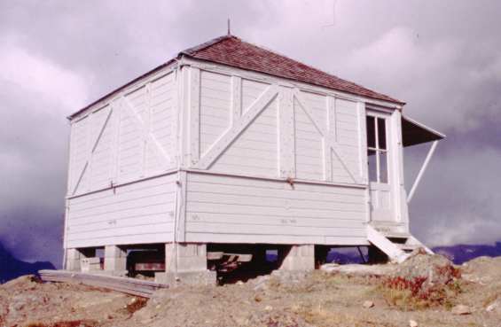 Photograph of Desolation Peak Lookout