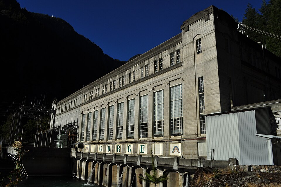 Photograph of Gorge Hydroelectric Power Plants